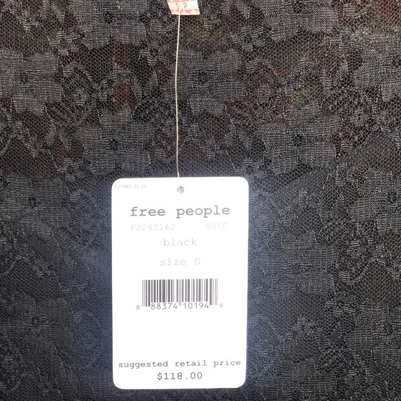 Free People Black Lace dress - Picture 3 of 5